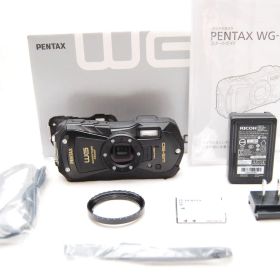 ★極上美品 PENTAX WG-90 ブラック 本格防水デジタルカメラ 14m防水 ★