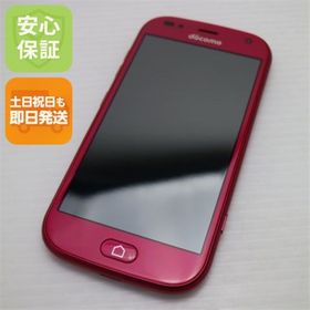 フジツウ(富士通)の新品同様 F-01L らくらくスマートフォン me ピンク M444 SIMロック解除済み(スマートフォン本体)