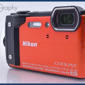【動作保証】 ニコン Nikon COOLPIX W300 5x バッテリー、メモリカード付 同梱無料 #am5042