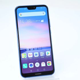 【美品】Y!mobile SIMフリー HUAWEI P20 lite ブルー ANE-LX2J