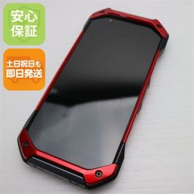 キョウセラ(京セラ)の超美品 TORQUE 5G KYG01 レッド M555 SIMロック解除済み(スマートフォン本体)