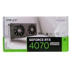 【PNY】【未使用品】ピーエヌワイ『GeForce RTX 4070 SUPER 12GB VERTO OC DUAL FAN』VCG4070S12DFXPB1-O 2024年1月発売 グラフィックボード 1週間保証【中古】