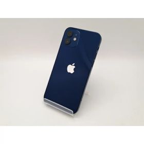 【中古】Apple au 【SIMロック解除済み】 iPhone 12 64GB ブルー MGHR3J/A【三宮センター】保証期間1週間【ランクC】