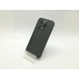 【中古】Apple 国内版 【SIMフリー】 iPhone 15 Pro 128GB ブラックチタニウム MTU73J/A【静岡】保証期間1ヶ月【ランクB】