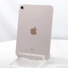 【中古】Apple(アップル) iPad mini 第6世代 64GB ピンク MLWL3J／A Wi-Fi 【348-ud】