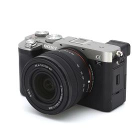 【中古】SONY(ソニー) フルサイズ ミラーレス一眼カメラ α7C ズームレンズキット(同梱レンズ:SEL2860) シルバー ILCE-7CL S当店保証30日間 人気モデル 高画質 売れ筋