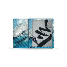 MightySkins Carbon Fiber Skin Compatible with Kindle Scribe (2022) Full Wrap - Great White Shark | Textured Carbon Fiber Finish | Easy to _並行輸入