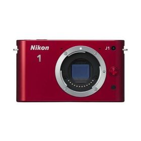 Nikon 1 j1 10.1 MP HDデジタルカメラボディのみ(レッド)