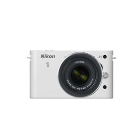 Nikon ミラーレス一眼カメラ Nikon 1 (ニコンワン) J1 (ジェイワン) 標準ズームレンズキット ホワイトN1 J1HLK W