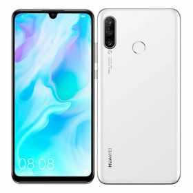 【中古】【安心保証】 HUAWEI P30 lite MAR-LX2J[64GB] SIMフリー パールホワイト