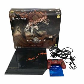【中古】 SONY ソニー PlayStation4 PS4 Pro CUHJ-10020 CUH-7100B 1TB モンスターハンター ワールド リオレウスエディション O11016040