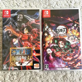 switchカセット ワンピース海賊無双4 鬼滅の刃ヒノカミ血風譚