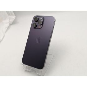 【中古】Apple 国内版 【SIMフリー】 iPhone 14 Pro Max 128GB ディープパープル MQ993J/A【ECセンター】保証期間１ヶ月【ランクB】