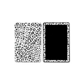 MightySkins Glossy Glitter Skin Compatible With Kindle Fire HD 10 (2023) - Snow Leopard Print | Protective, Durable High-Gloss Glitter Fin_並行輸入
