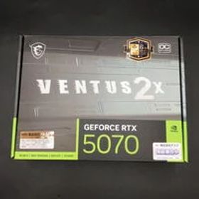 中古 MSI GeForce RTX 5070 12G ＶＥＮＴＵＳ 2Ｘ ＯＣ 3410013855 状態： Cランク