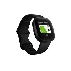 Fitbit Versa3 Alexa搭載/GPS搭載 スマートウォッチ Black ブラック L/S サイズ [日本正規品]