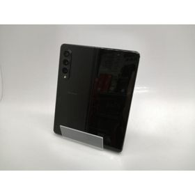【中古】SAMSUNG docomo 【SIMフリー】 Galaxy Z Fold3 5G ファントムブラック 12GB 256GB SC-55B【秋葉5号】保証期間１ヶ月【ランクC】
