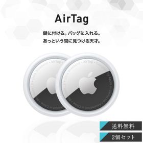 Apple AirTag 2個セット アップル エアタグ 本体 紛失防止 忘れ物防止 盗難防止 タグ 鍵 探し物 発見