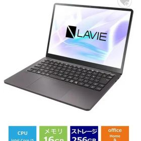 ノートパソコン 新品 NEC LAVIE SOL S1355/JAB PC-S1355JAB 13.3インチ Core i5 1335U SSD256GB メモリ16GB Windows 11 Office 2024搭載 顔認証 タッチパネル Webカメラ 日本語キーボード ムーンブラック