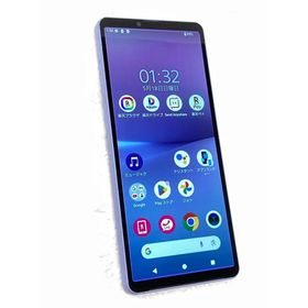 中古 SONY Xperia10V 128GB ラベンダー XQ-DC44 SIMフリー ネットワーク利用制限▲判定 画面焼け ※赤ロム保証あります