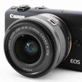 【中古】Canon キヤノン EOS M100 EF-M15-45IS STM レンズキット ブラック