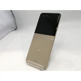【中古】MOTOROLA SoftBank 【SIMフリー】 motorola razr 50s サンドクリーム 8GB 256GB A403MO【浜松駅前】保証期間1ヶ月【ランクA】