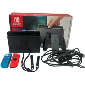 Nintendo 任天堂 Nintendo Switch HAC-001 ゲーム機本体 ネオンブルー/ ネオンレッド 動作確認済 【中古】 12603K200