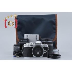 【中古】OLYMPUS オリンパス OM-D E-M10 Mark III EZ ダブルズームキット シルバー シャッター回数僅少