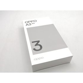 【未使用】Oppo 楽天モバイル 【SIMフリー】 OPPO A3 5G 4GB 128GB パープル CPH2639【ECセンター】保証期間３ヶ月