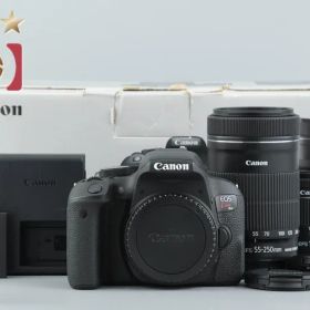 【中古】Canon キヤノン EOS Kiss X9i ダブルズームキット 元箱付き