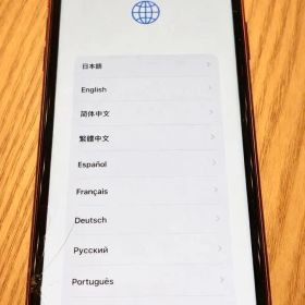 iPhone 11 128GB レッド 画面割れあり docomo