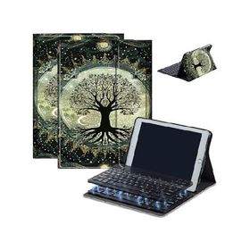 Case for Fire HD 10 ＆ 10 Plus Tablet (13th/11th Generation, 2023/2021 Release) 10.1" with Keyboard, PU Leather Multiple-Angles Keyboard C_並行輸入