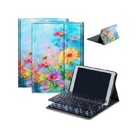 Case for Fire HD 10 ＆ 10 Plus Tablet (13th/11th Generation, 2023/2021 Release) 10.1" with Keyboard, PU Leather Multiple-Angles Keyboard C_並行輸入