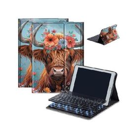 Case for Fire HD 10 ＆ 10 Plus Tablet (13th/11th Generation, 2023/2021 Release) 10.1" with Keyboard, PU Leather Multiple-Angles Keyboard C_並行輸入