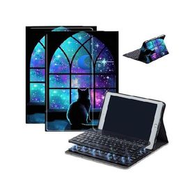 Case for Fire HD 10 ＆ 10 Plus Tablet (13th/11th Generation, 2023/2021 Release) 10.1" with Keyboard, PU Leather Multiple-Angles Keyboard C_並行輸入
