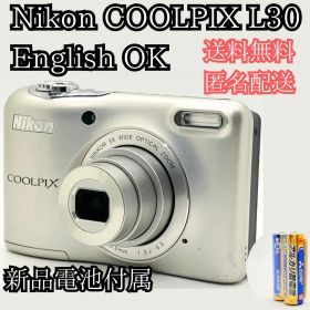 動作品✨新品電池付✨Nikon COOLPIX L30 送料無料