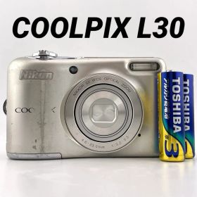 乾電池式/実写美⭕️【動作確認済】Nikon COOLPIX L30 デジカメ
