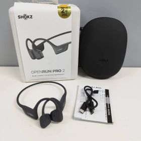 【美品】SHOKZ OpenRun Pro 2/S820/骨伝導イヤホン/ブラック