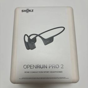 Shokz ショックス 骨伝導イヤホン OpenRun Pro 2 ブラック