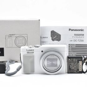 ■ ほぼ新品 ■ パナソニック Panasonic LUMIX DC-TZ99 ホワイト 《動作確認済・付属品多数》 コンパクト デジタル カメラ #A1040