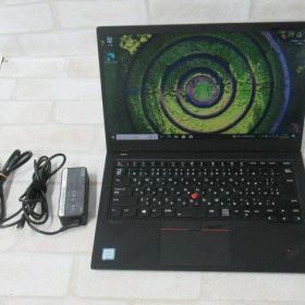 【中古】 Lenovo ThinkPad X1 Carbon 7th Generation 【 Win10 Pro / i5-8265U / 8.00GB / SSD:256GB 】 【ビジネスホン 業務用 電話機 本体】