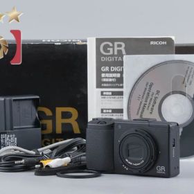 【中古】RICOH リコー GR DIGITAL III コンパクトデジタルカメラ シャッター回数僅少 元箱付き