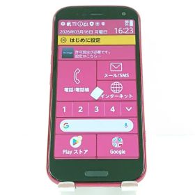 らくらくスマートフォン F-52B ドコモ ピンク 送料無料 本体 c18121