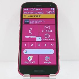 らくらくスマートフォン F-52B ドコモ ピンク 送料無料 本体 c18124