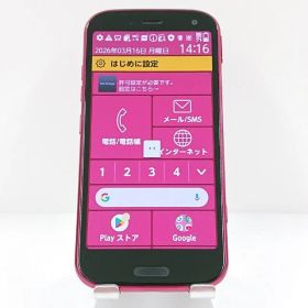 らくらくスマートフォン F-52B ドコモ ピンク 送料無料 本体 c18134