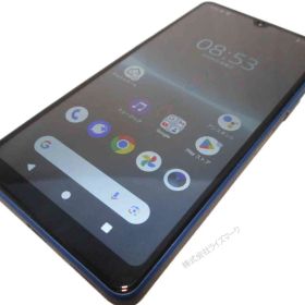 スマホ【Xperia Ace III SOG08】 ブルー 【送料無料】 au ソニー Android 14 動作保証 [95841]