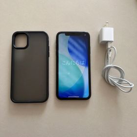 iPhone11 128GB ブラック 本体 中古 ケース 付き