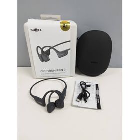 【美品】SHOKZ OpenRun Pro 2/S820/骨伝導イヤホン(ヘッドフォン/イヤフォン)