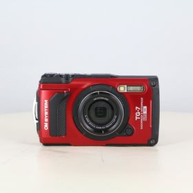 オリンパス(OLYMPUS)の【中古】(オーエムシステム) OM SYSTEM TG-7 レツド(コンパクトデジタルカメラ)