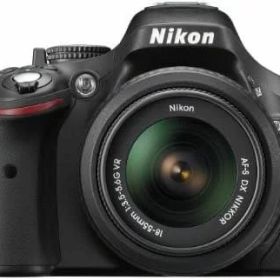 【中古】 Nikon デジタル一眼レフカメラ D5200 レンズキット AF-S DX NIKKOR 18-55mm f/3.5-5.6G VR付属 ブラック D5200LKBK 当店保証30日間 人気 ミラーレス 一眼レフ 交換レンズ カメラ